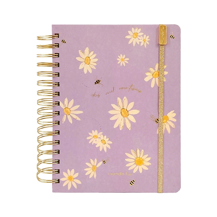 Agenda FW 2026 Belle Diaria Margaritas Espiralada 15x21 Art.201995